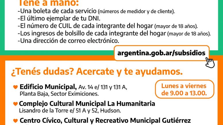 CÓMO MANTENER LOS SUBSIDIOS DEL GAS Y LA ELECTRICIDAD – NotiBera